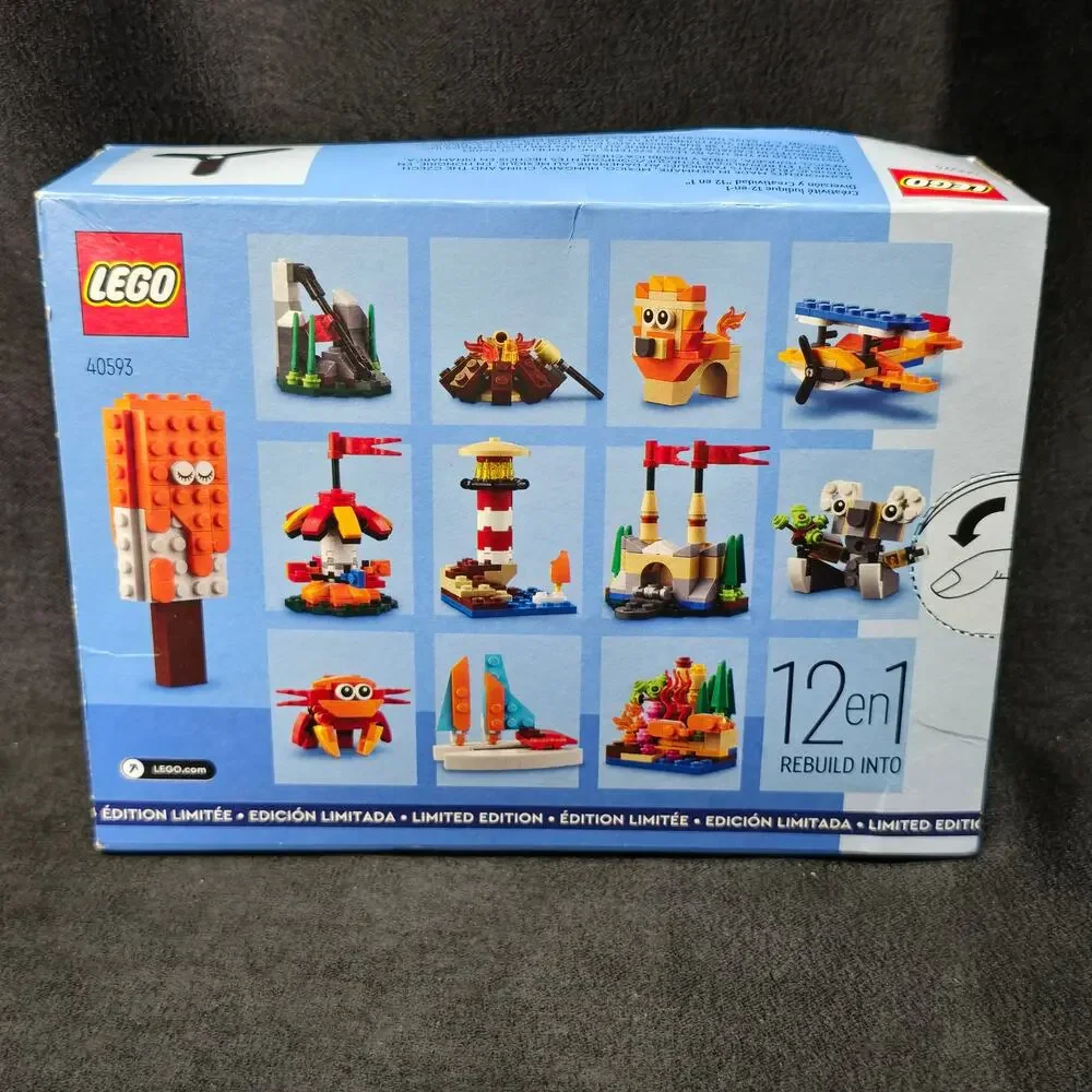LEGO Fun Creativity 12-in-1 40593 279 Building Toy Pieces Place Sailboat Cabin &
